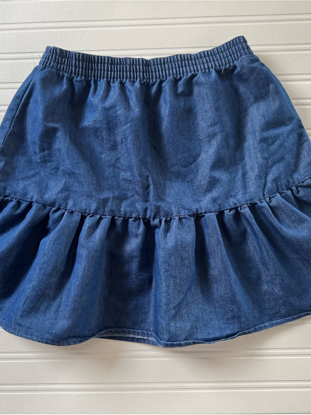 BCBG Girls Dark Blue Ruffle Tier Skirt